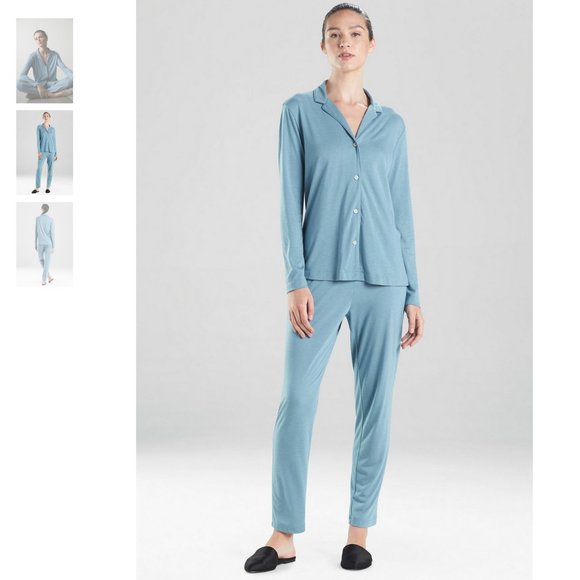 🌸 NATORI Shangri-La Long Sleeve Notch PJ - Picture 2 of 4